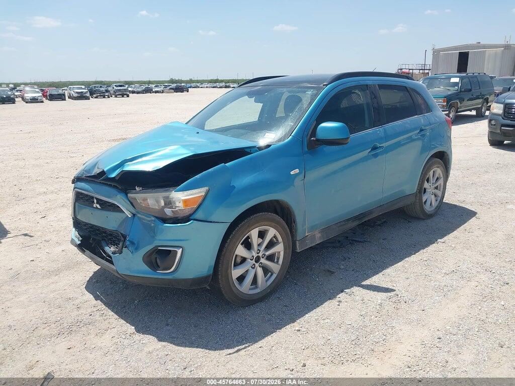 4A4AP4AU7EE012397 2014 MITSUBISHI OUTLANDER SPORT photo no. 2