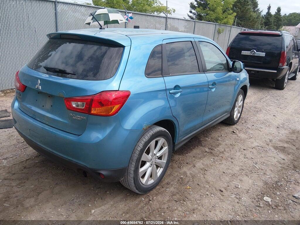 4A4AR3AU0EE021916 2014 MITSUBISHI OUTLANDER SPORT photo no. 4