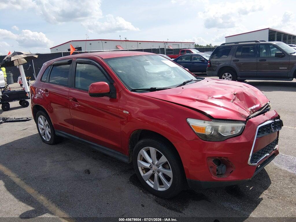 4A4AP3AU8EE016534 2014 MITSUBISHI OUTLANDER SPORT photo no. 1