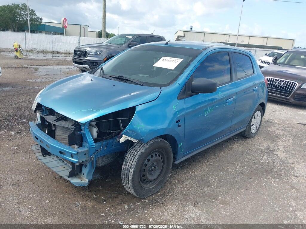 ML32A3HJ2EH006964 2014 MITSUBISHI MIRAGE photo no. 2
