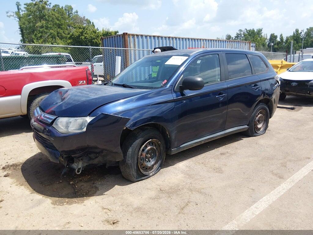 JA4AD2A36EZ005620 2014 MITSUBISHI OUTLANDER photo no. 2
