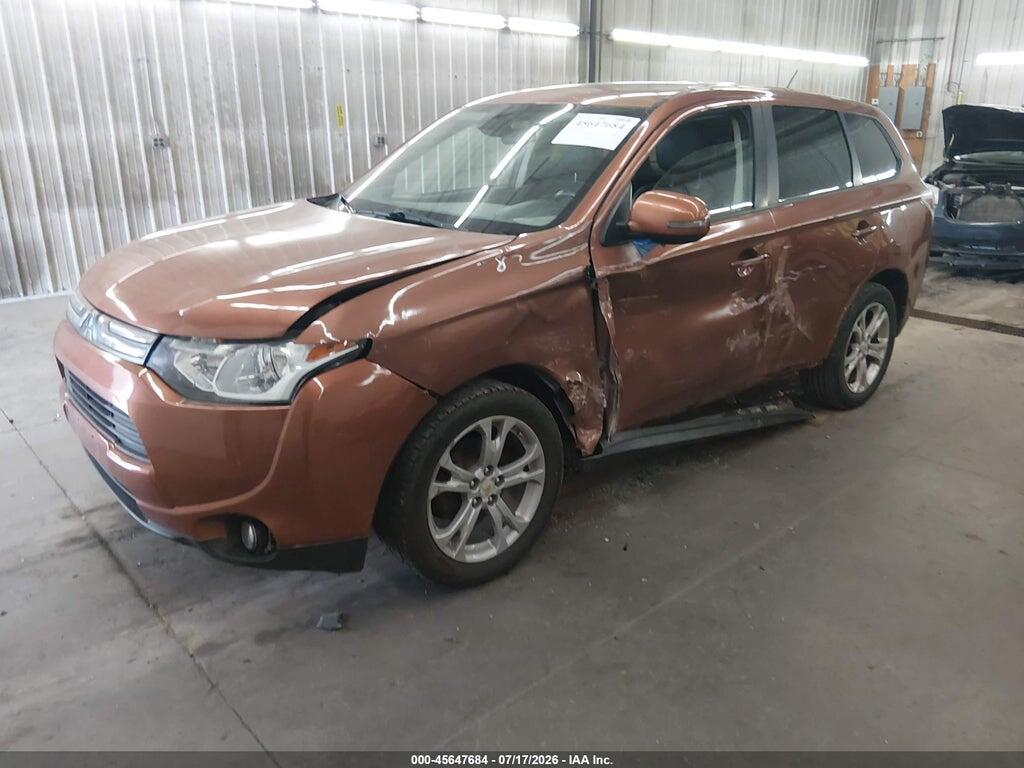 JA4AZ3A32EZ019277 2014 MITSUBISHI OUTLANDER photo no. 2