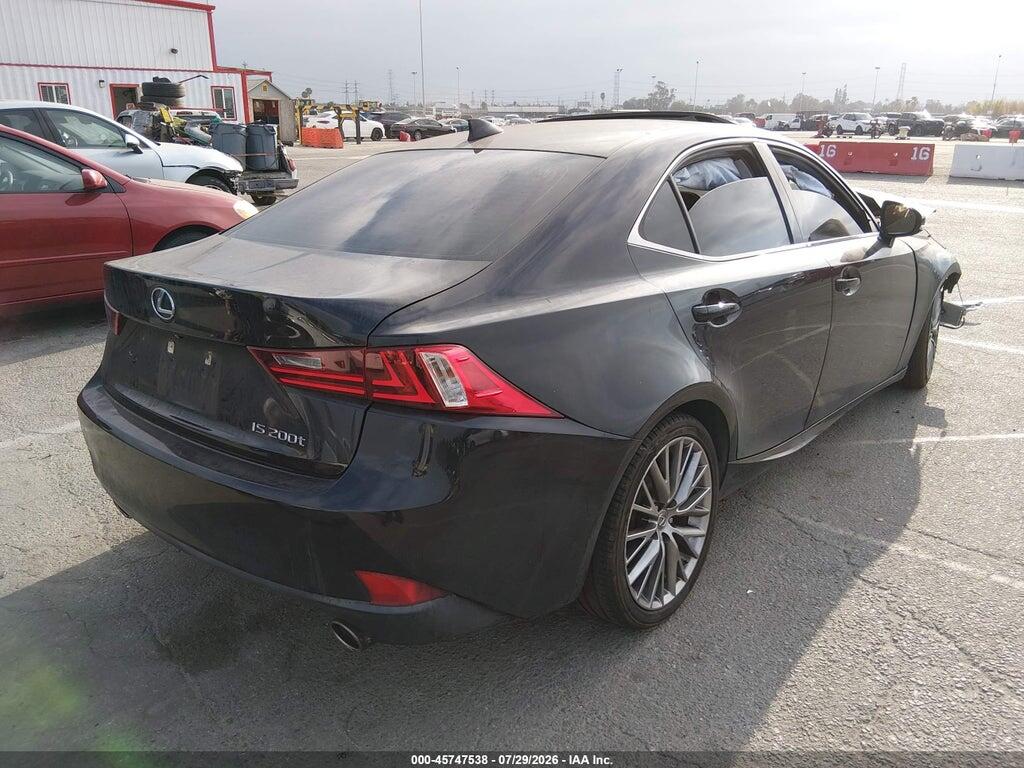 JTHBA1D28G5003652 2016 LEXUS IS 200T photo no. 4