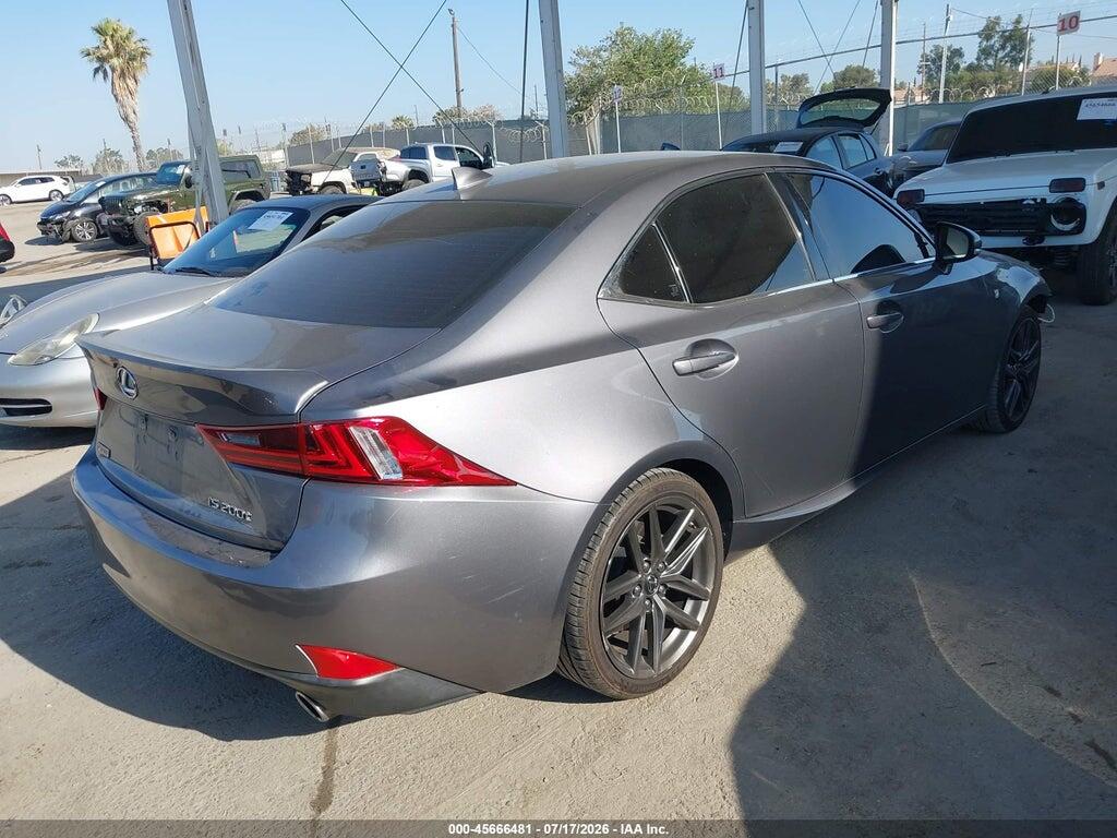 JTHBA1D20G5029629 2016 LEXUS IS 200T photo no. 4
