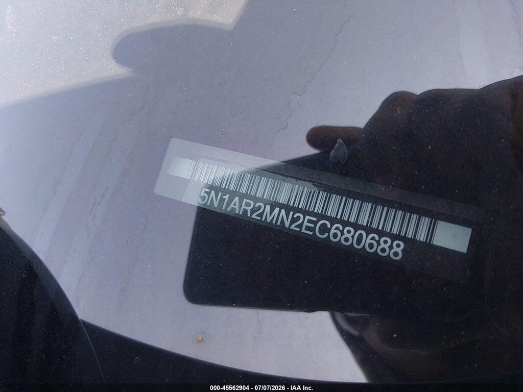 5N1AR2MN2EC680688 2014 NISSAN PATHFINDER photo no. 9