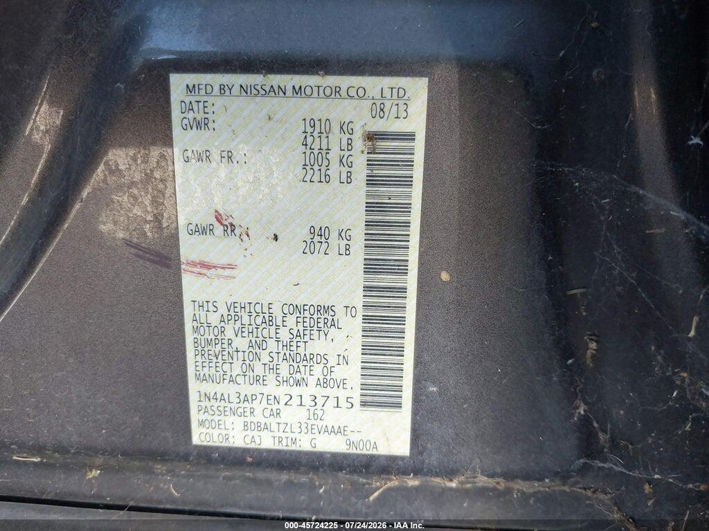 1N4AL3AP7EN213715 2014 NISSAN ALTIMA photo no. 9