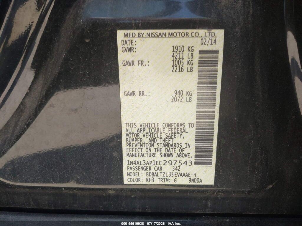 1N4AL3AP1EC297543 2014 NISSAN ALTIMA photo no. 9
