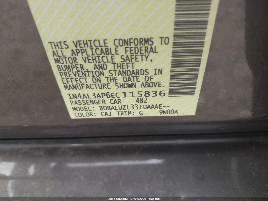 1N4AL3AP6EC115836 2014 NISSAN ALTIMA photo no. 9