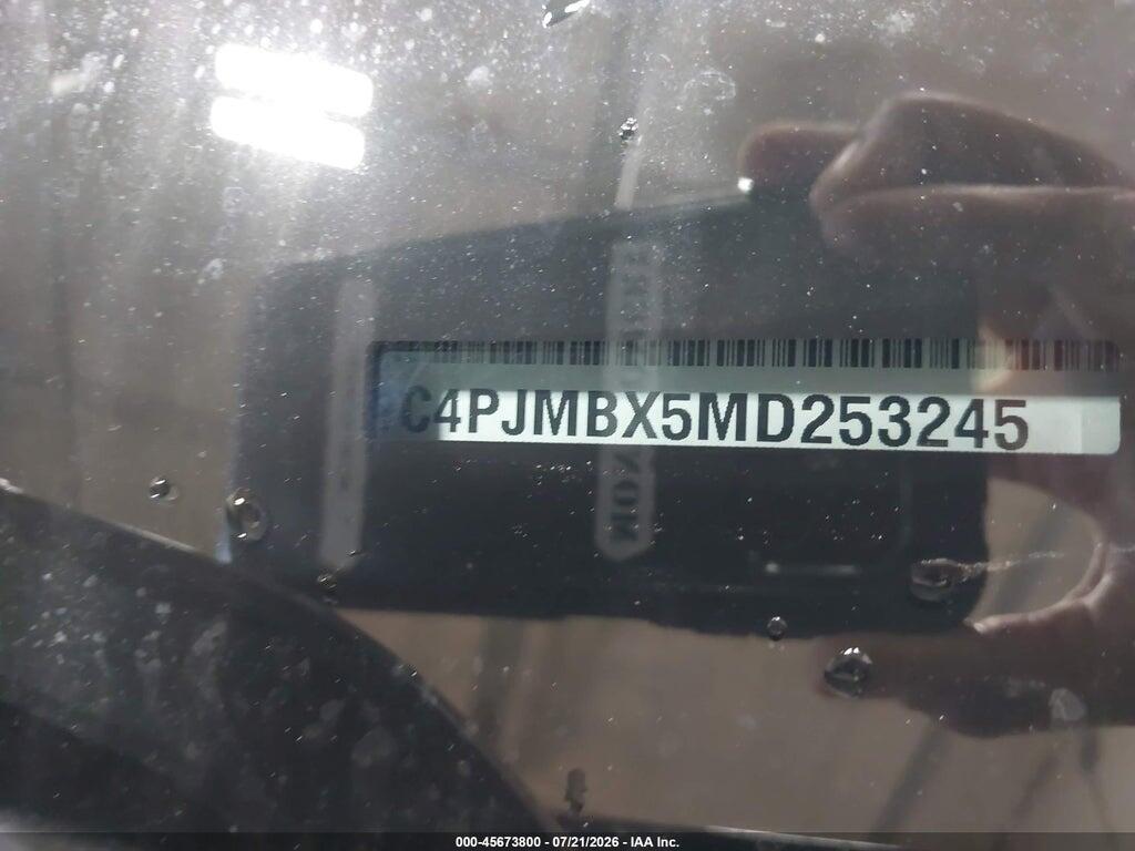 1C4PJMBX5MD253245 2021 JEEP CHEROKEE photo no. 9