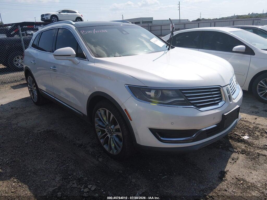 2LMPJ6LR7GBL38822 2016 LINCOLN MKX photo no. 1