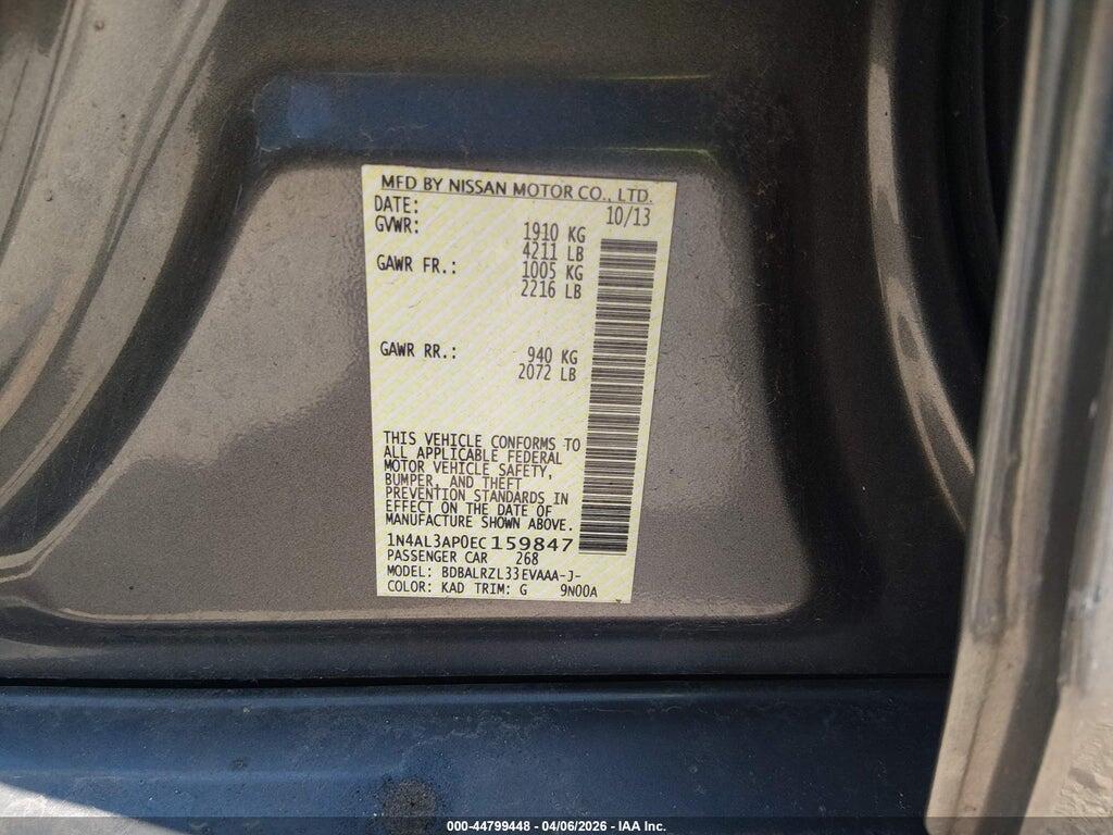 1N4AL3AP0EC159847 2014 NISSAN ALTIMA photo no. 9