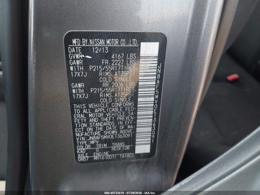 JN8AF5MV0ET363091 2014 NISSAN JUKE photo no. 9