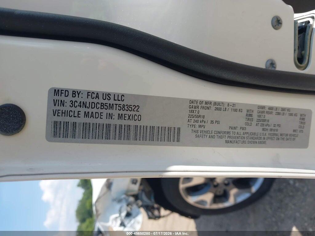 3C4NJDCB5MT583522 2021 JEEP COMPASS photo no. 9