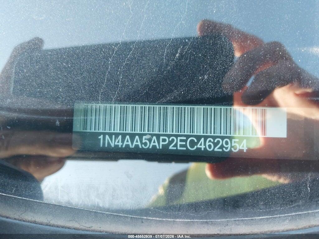 1N4AA5AP2EC462954 2014 NISSAN MAXIMA photo no. 9