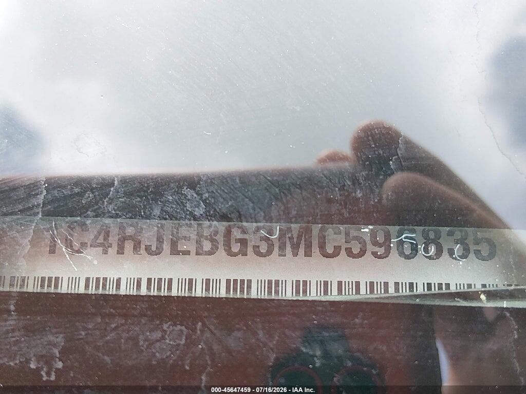 1C4RJEBG3MC596835 2021 JEEP GRAND CHEROKEE photo no. 9