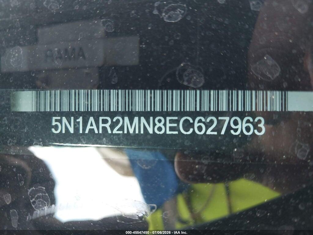 5N1AR2MN8EC627963 2014 NISSAN PATHFINDER photo no. 12