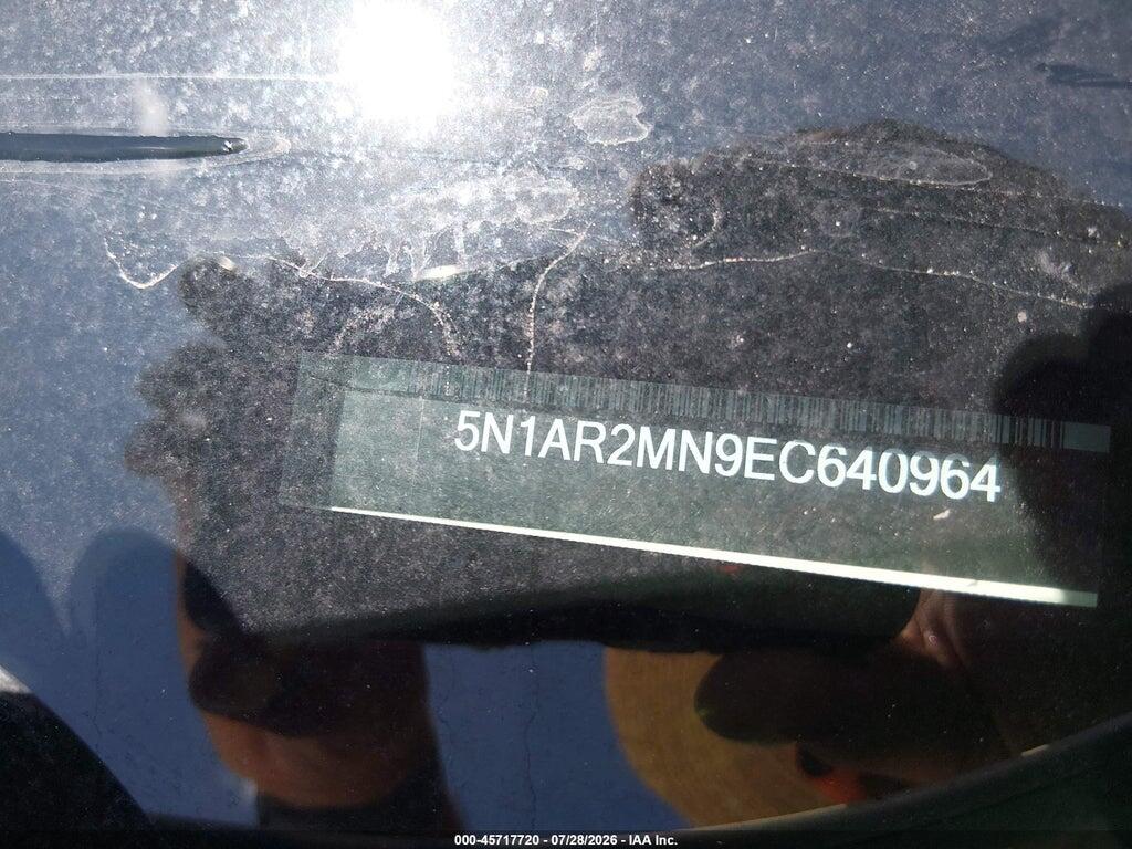 5N1AR2MN9EC640964 2014 NISSAN PATHFINDER photo no. 9