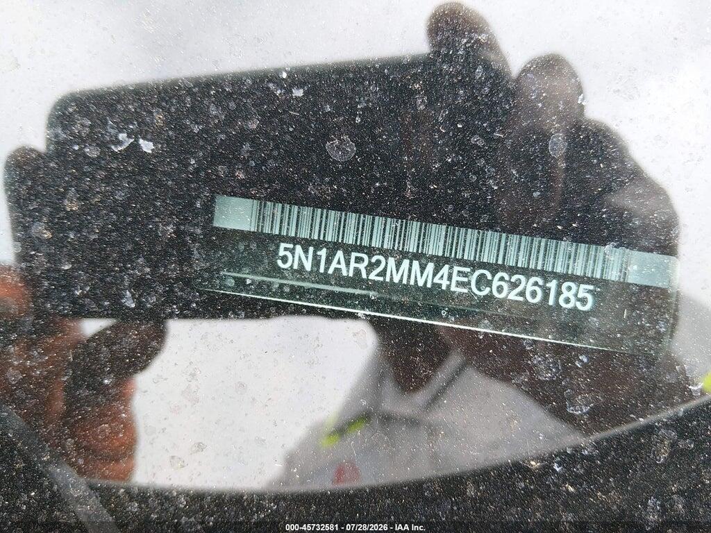5N1AR2MM4EC626185 2014 NISSAN PATHFINDER photo no. 9