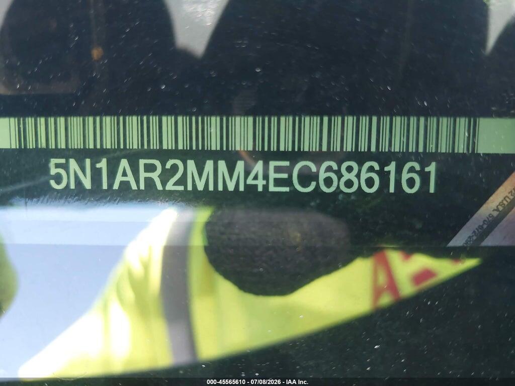 5N1AR2MM4EC686161 2014 NISSAN PATHFINDER photo no. 9