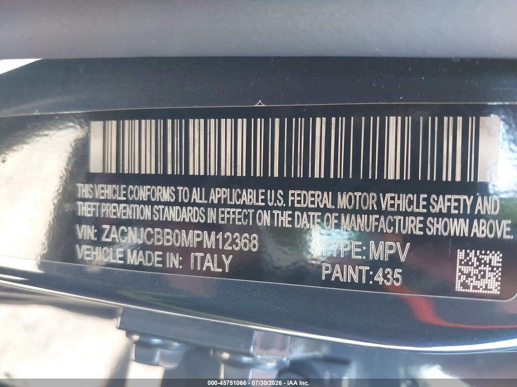ZACNJCBB0MPM12368 2021 JEEP RENEGADE photo no. 9
