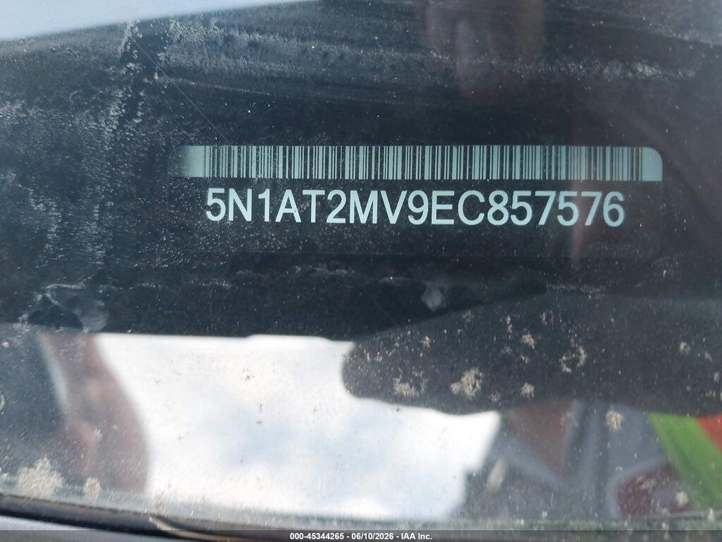 5N1AT2MV9EC857576 2014 NISSAN ROGUE photo no. 9