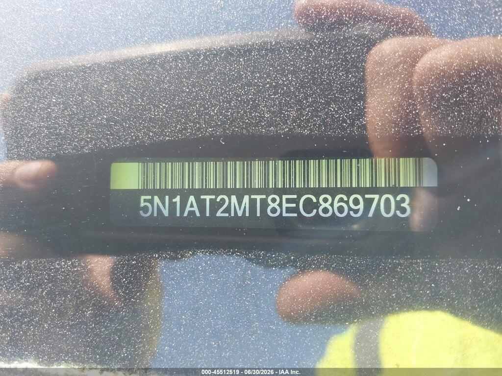 5N1AT2MT8EC869703 2014 NISSAN ROGUE photo no. 9