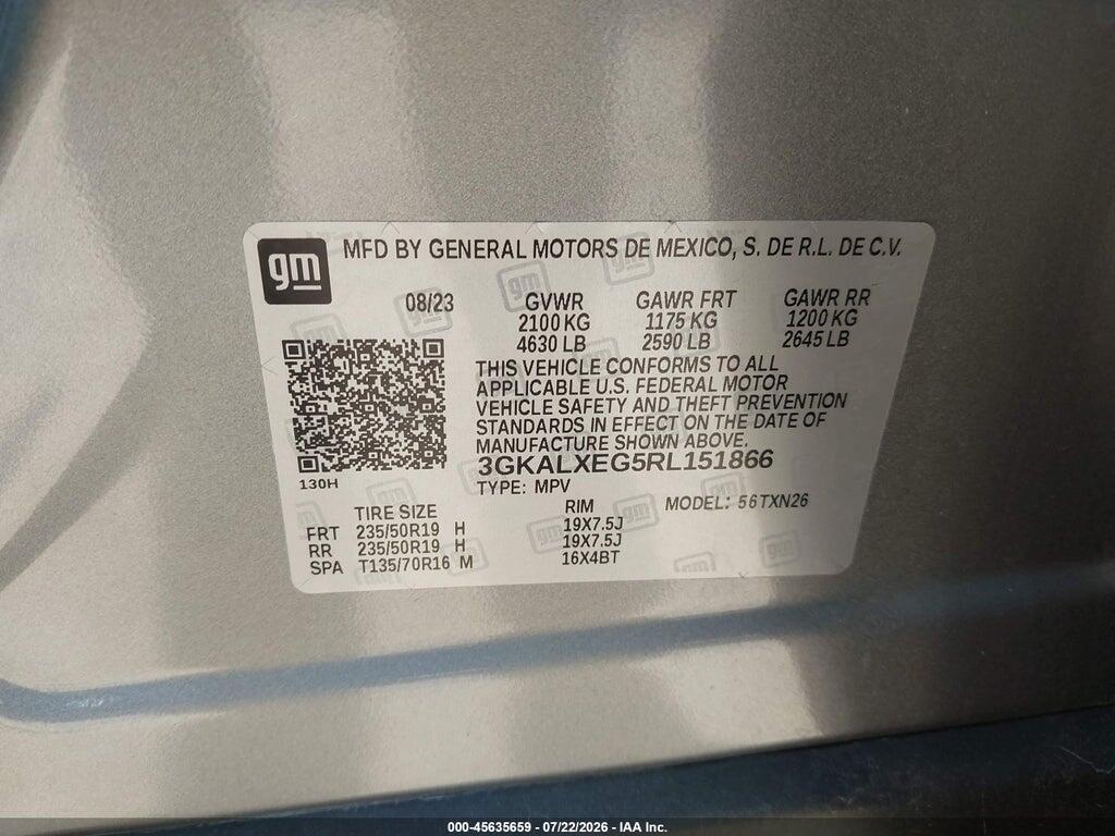 3GKALXEG5RL151866 2024 GMC TERRAIN photo no. 9