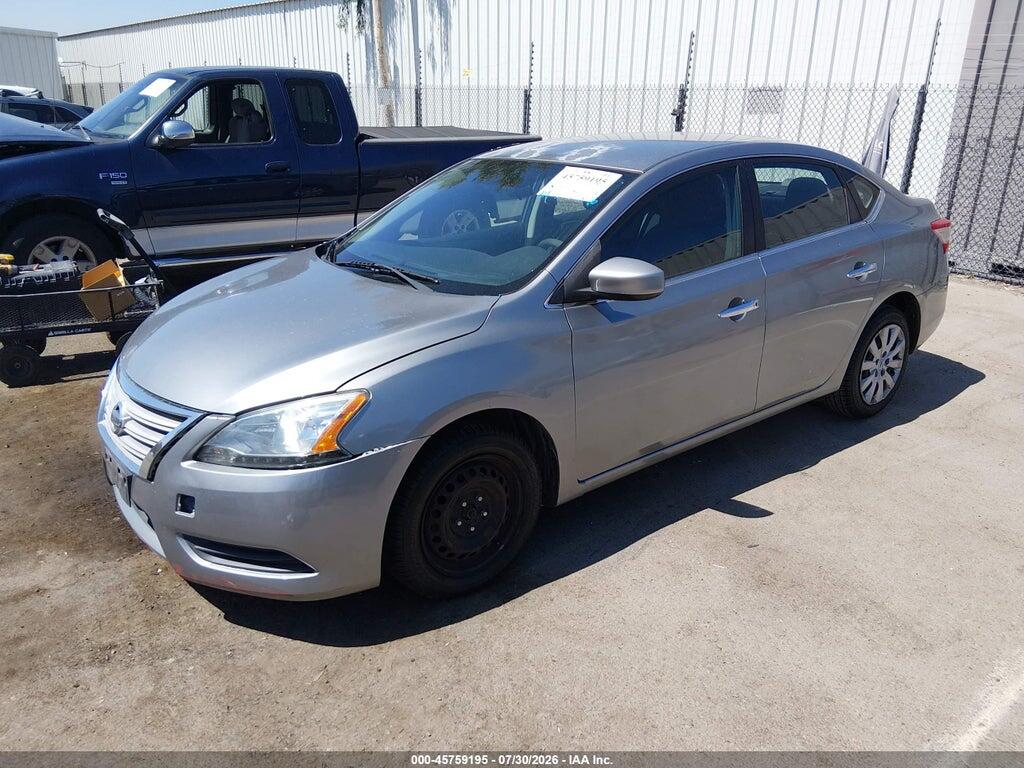 3N1AB7APXEY230924 2014 NISSAN SENTRA photo no. 2