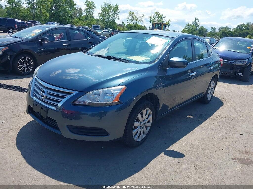 3N1AB7AP0EY222363 2014 NISSAN SENTRA photo no. 2