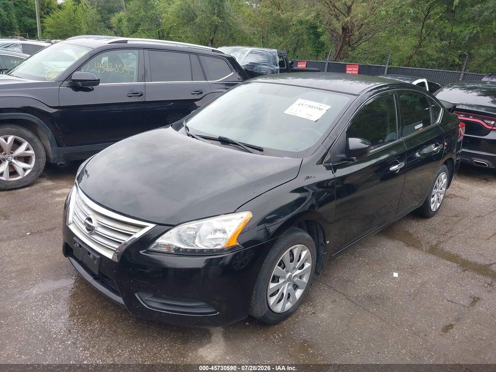 3N1AB7AP6EL689249 2014 NISSAN SENTRA photo no. 2