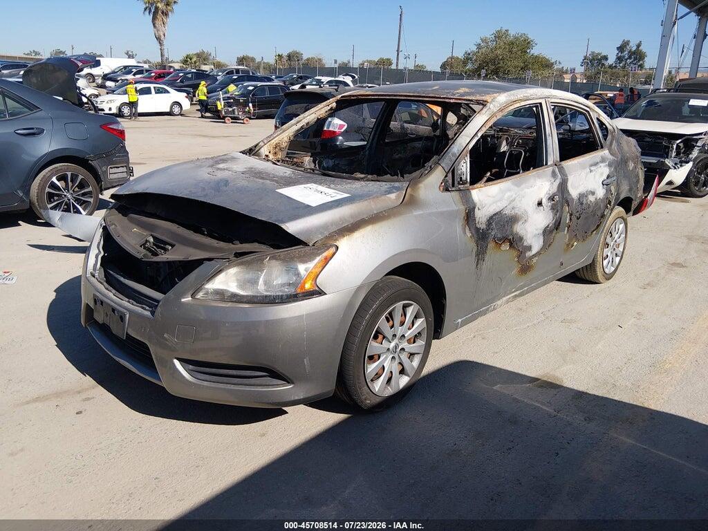 3N1AB7AP3EL685689 2014 NISSAN SENTRA photo no. 2