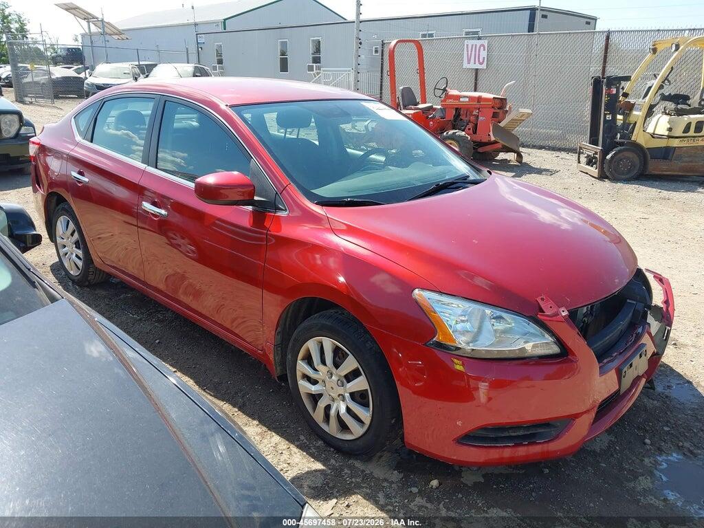3N1AB7AP1EY338574 2014 NISSAN SENTRA photo no. 1