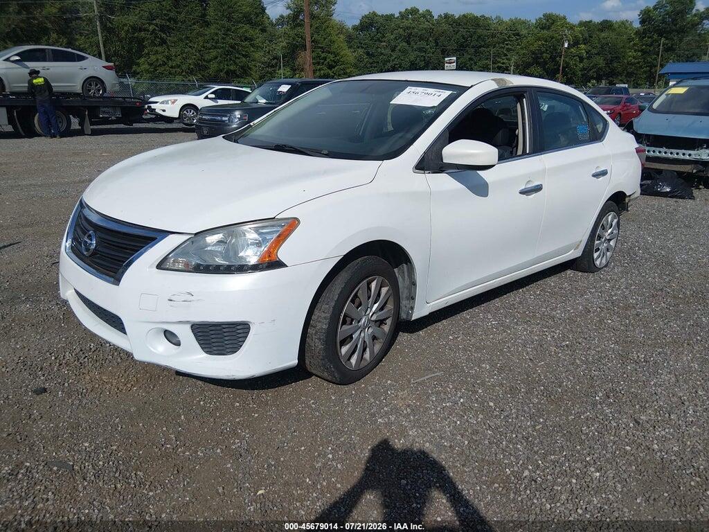 3N1AB7AP5EY259148 2014 NISSAN SENTRA photo no. 2