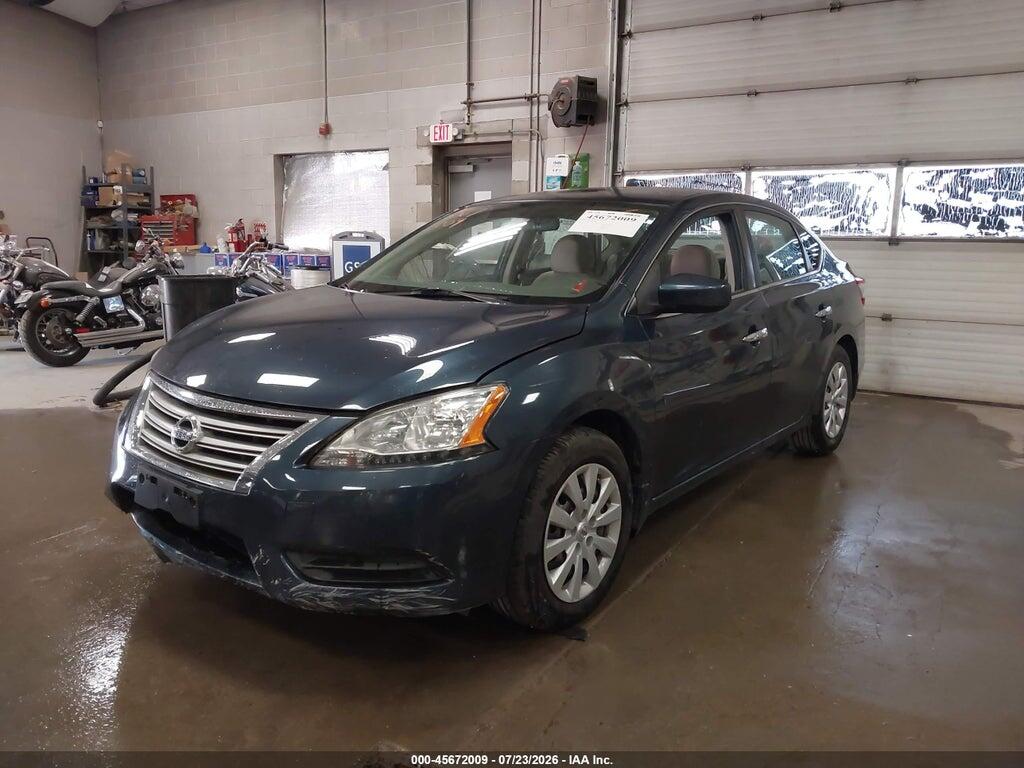 3N1AB7AP3EL618655 2014 NISSAN SENTRA photo no. 2