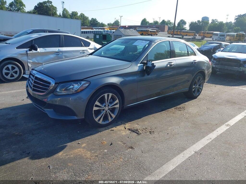 55SWF4JB0HU208097 2017 MERCEDES-BENZ C 300 photo no. 2
