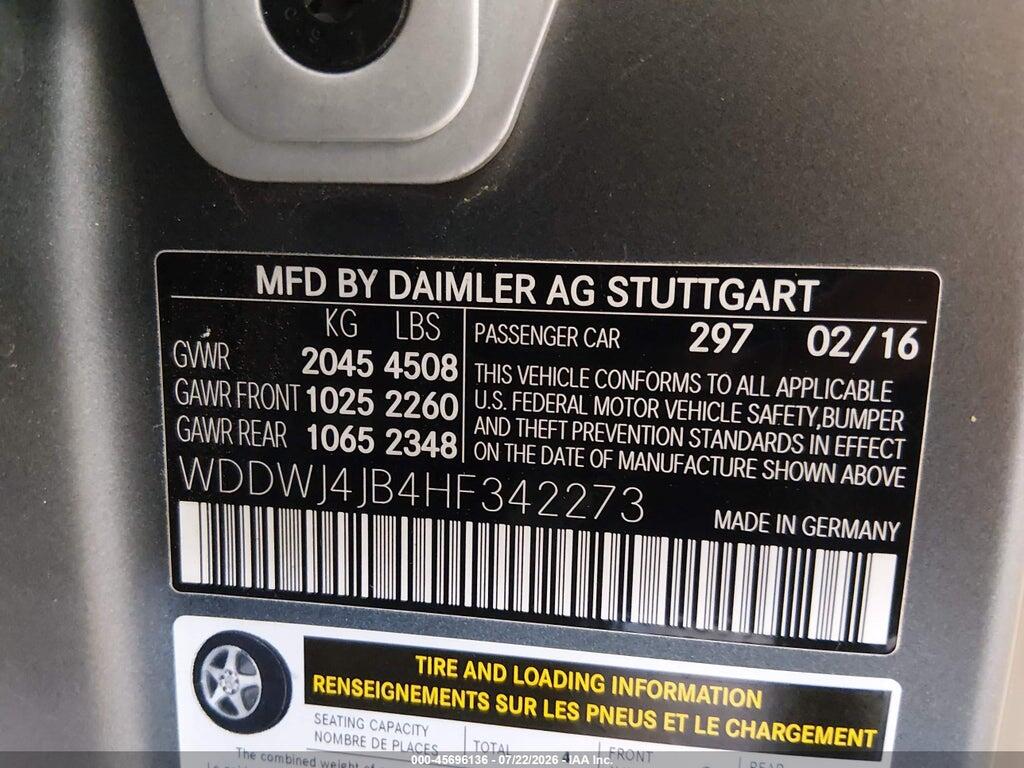 WDDWJ4JB4HF342273 2017 MERCEDES-BENZ C 300 photo no. 9