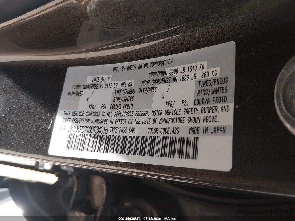 JM1DKFD71G0134015 2016 MAZDA CX-3 photo no. 9