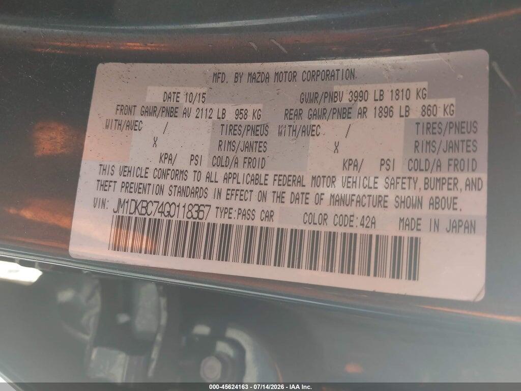 JM1DKBC74G0118367 2016 MAZDA CX-3 photo no. 9