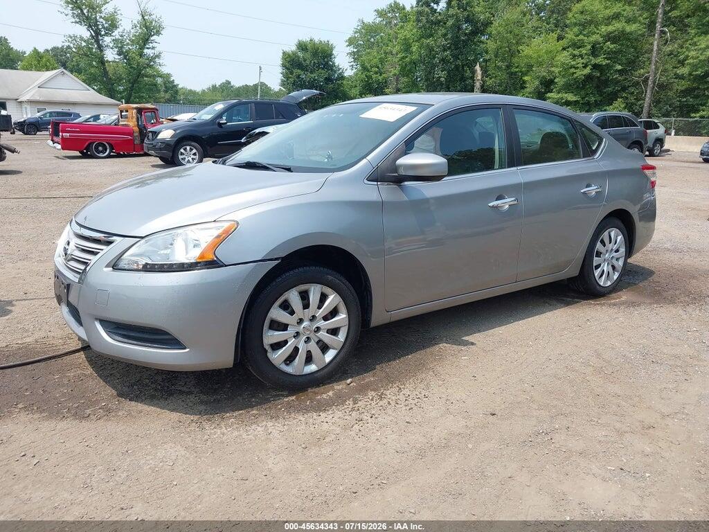 3N1AB7AP3EY335708 2014 NISSAN SENTRA photo no. 2