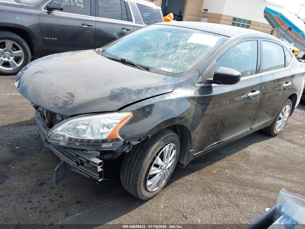 3N1AB7AP3EL683151 2014 NISSAN SENTRA photo no. 2