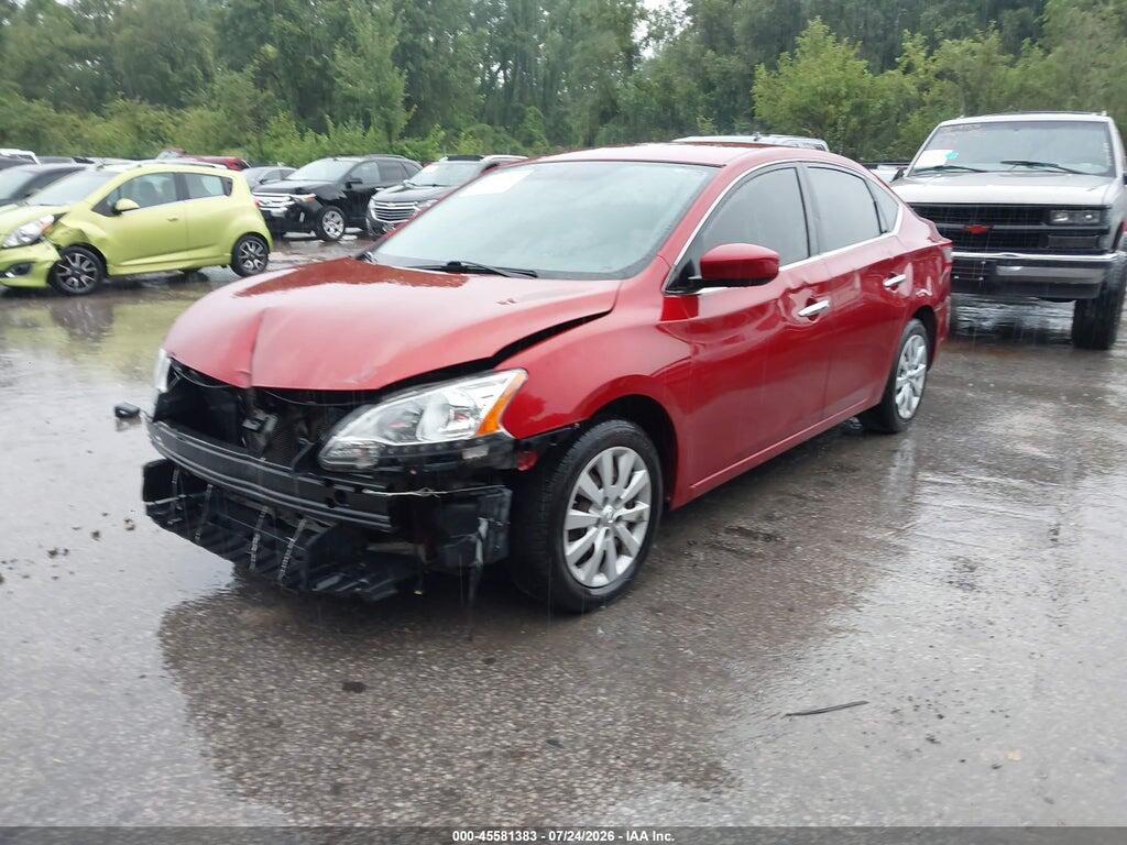 3N1AB7AP8EY258463 2014 NISSAN SENTRA photo no. 2