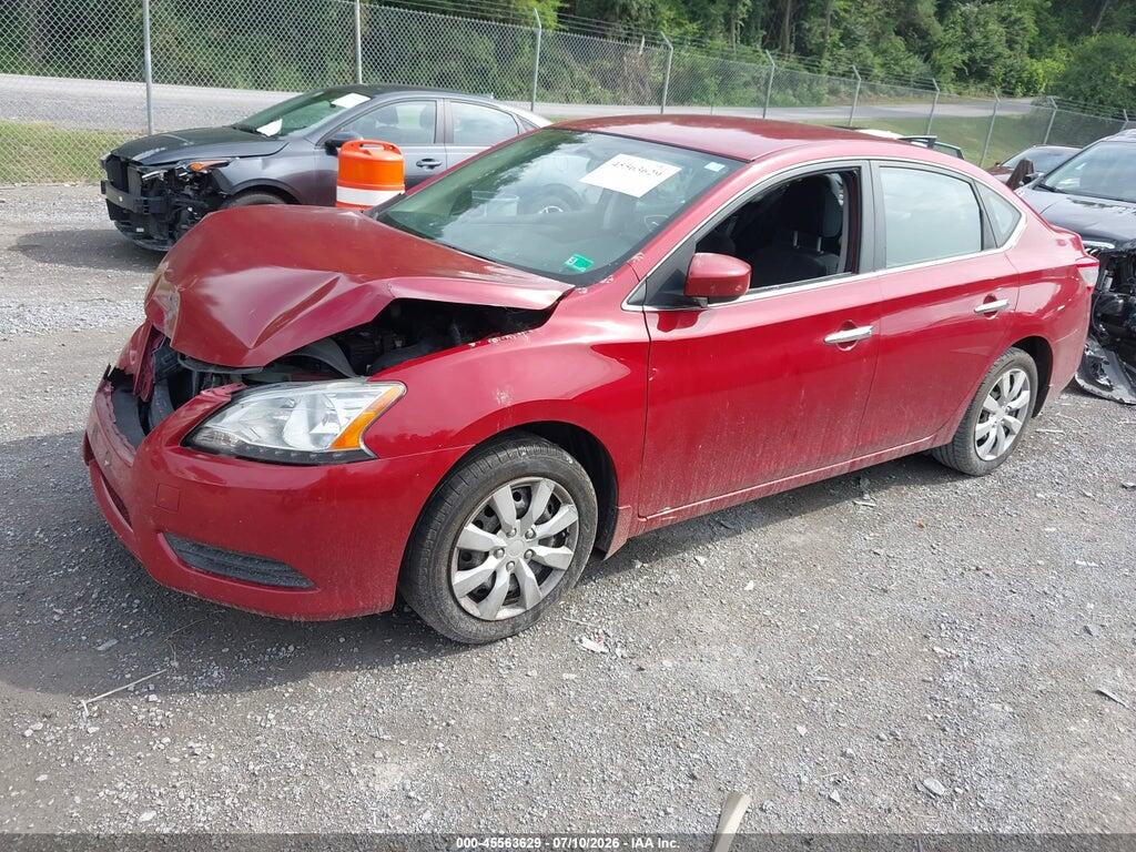 3N1AB7AP0EL614319 2014 NISSAN SENTRA photo no. 2