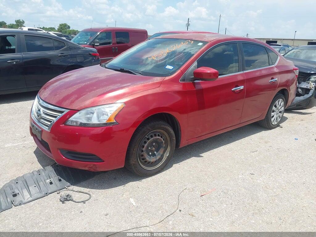 3N1AB7AP2EY294035 2014 NISSAN SENTRA photo no. 2