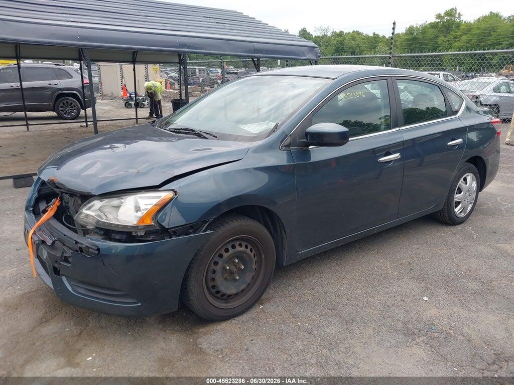 3N1AB7AP2EY338891 2014 NISSAN SENTRA photo no. 2