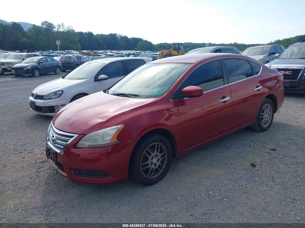 3N1AB7AP1EY281308 2014 NISSAN SENTRA photo no. 2