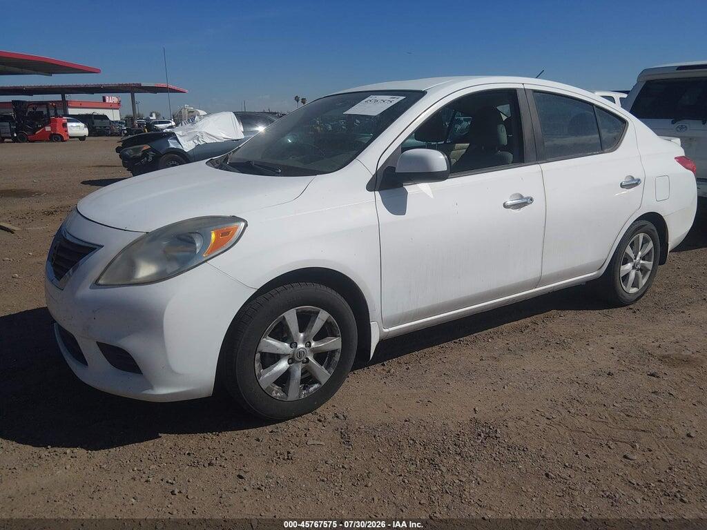 3N1CN7AP4EL876652 2014 NISSAN VERSA photo no. 2