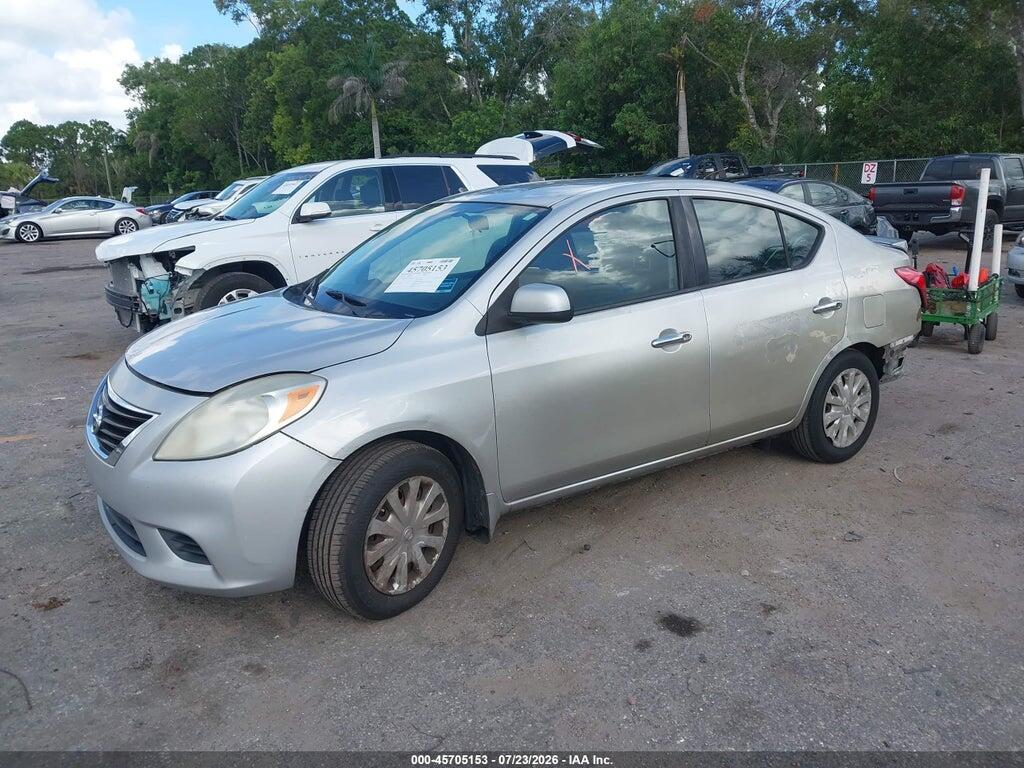 3N1CN7AP2EK455096 2014 NISSAN VERSA photo no. 2