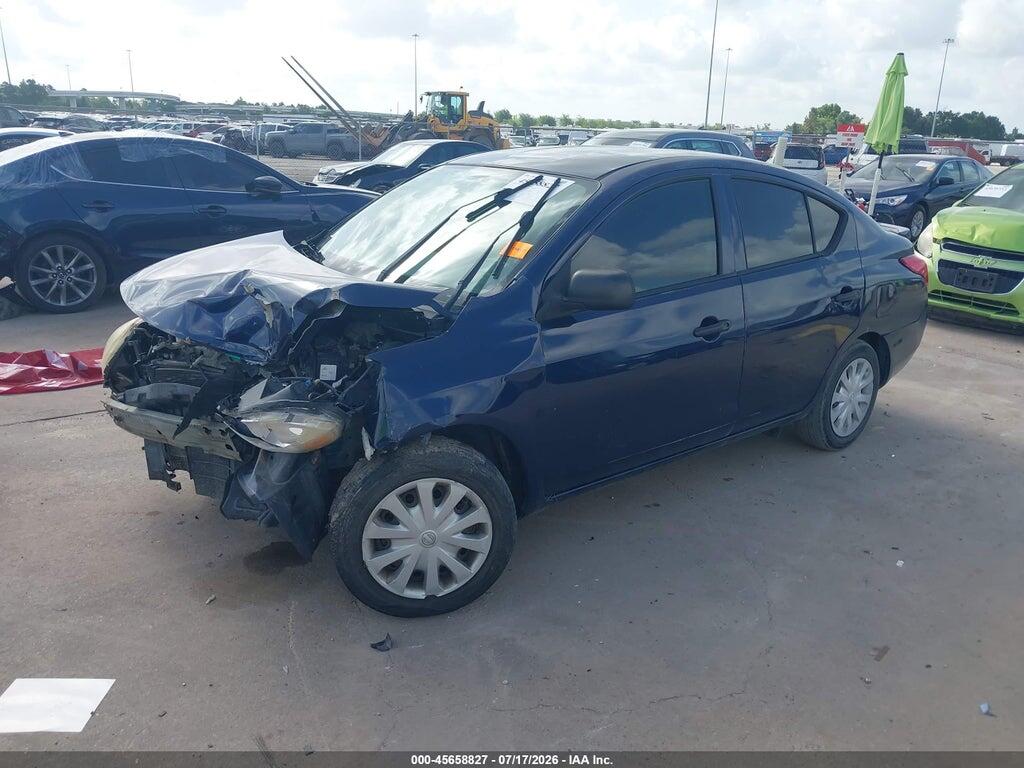 3N1CN7AP3EL868204 2014 NISSAN VERSA photo no. 2