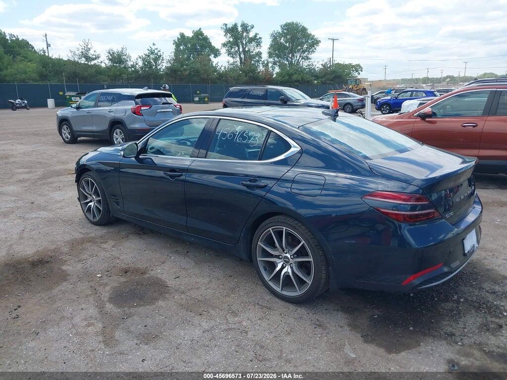 KMTG34TA5NU098347 2022 GENESIS G70 photo no. 3