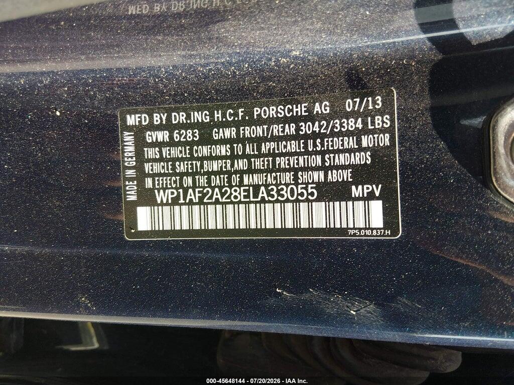 WP1AF2A28ELA33055 2014 PORSCHE CAYENNE photo no. 9